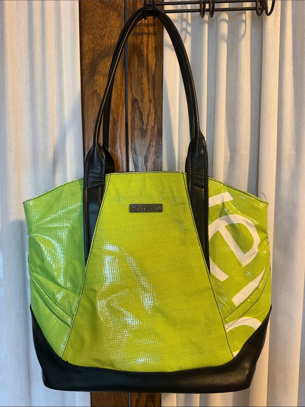 Rareform Green Black Mini Tessa Tote Bag